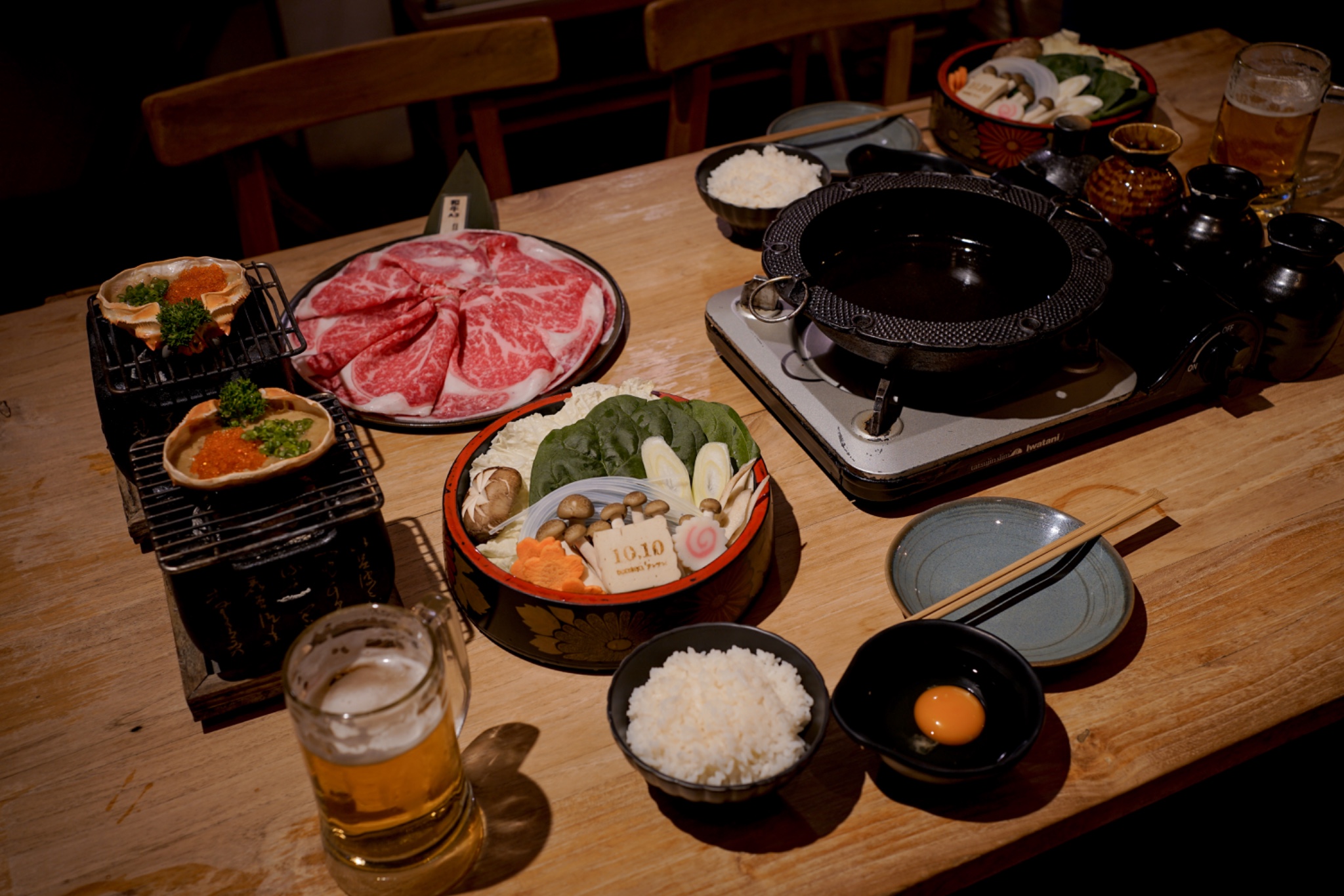 [CR] 치앙마이 해자를 따라 간사이 스타일로 만든 텐텐 스키야키 🥩🍲🥢