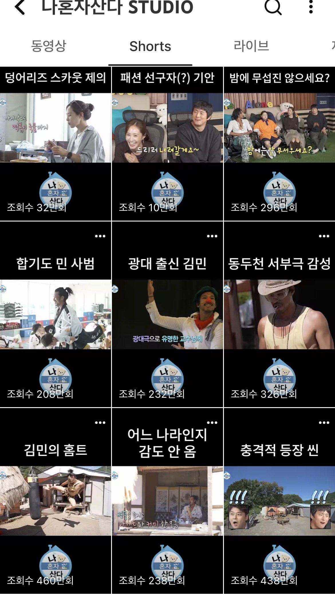 나혼자산다 유튜브 조회수 터진 김민