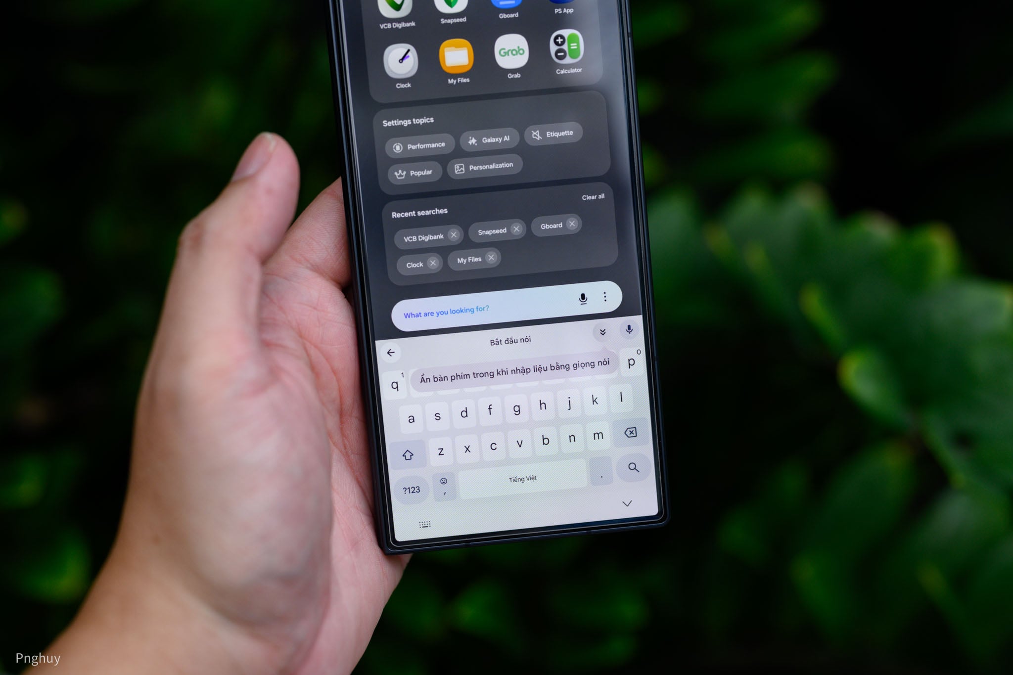 음성인식 기능 때문에 삼성폰용 Gboard 키보드로 바꿨어요