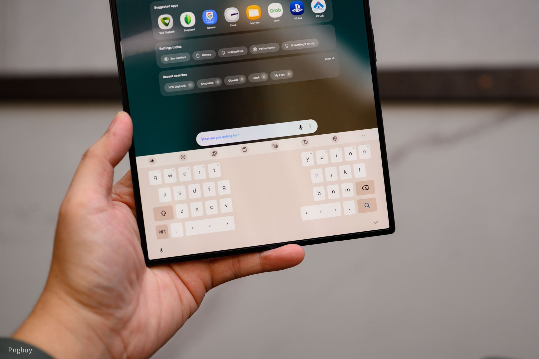 음성인식 기능 때문에 삼성폰용 Gboard 키보드로 바꿨어요
